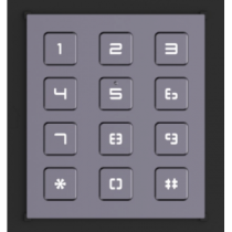 Modulo de Teclado para Serie KD8. DS-KD-KP Hikvision