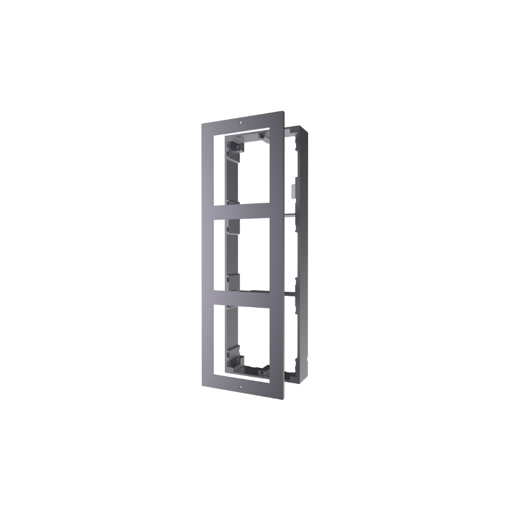 Soporte de 3 modulos para Video Portero. DS-KD-ACW3 Hikvision