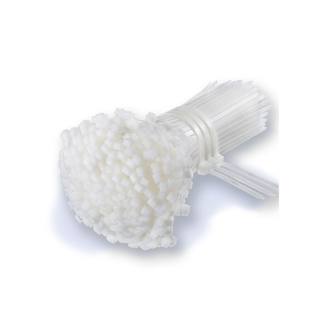 Amarra Plastica 3,6x100mm 500pcs Blanco ATC