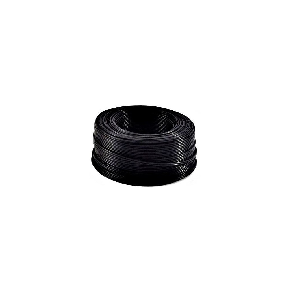 Cable Paralelo 2x24 AWG Negro 100 Mts