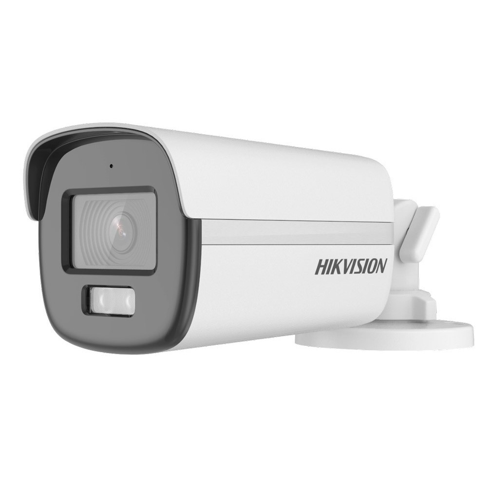 Camara TVI ColorVu 3K. 20M Luz Blanca. Mic. DS-2CE10KF0T-FS 2.8mm Hikvision