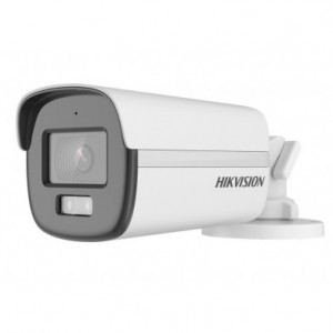 Camara TVI ColorVu 3K. 20M Luz Blanca. Mic. DS-2CE10KF0T-FS 2.8mm Hikvision