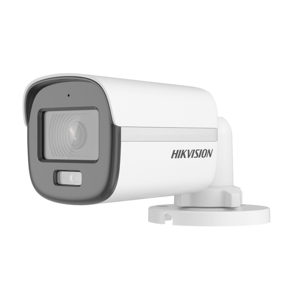 Camara TVI 3K ColorVu y Audio Luz Blanca 20M DS-2CE10KF0T-PFS 2.8MM Hikvision