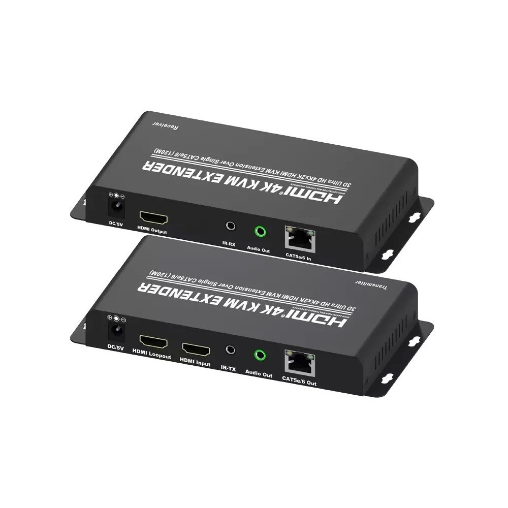 Extensor HDMI 1.4 120m 1Ch 4K con salida HDMI Loop ATC