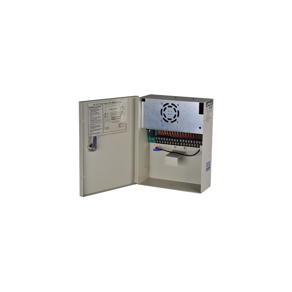 Kit Fuente de Poder UPS 12V20A 18Ch