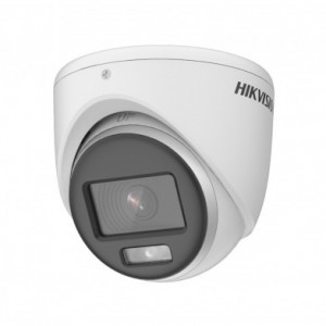 Turret TVI ColorVu 2MP. Luz Blanca 20m. Meta. DS-2CE70DF0T-MF 2.8mm Hikvision