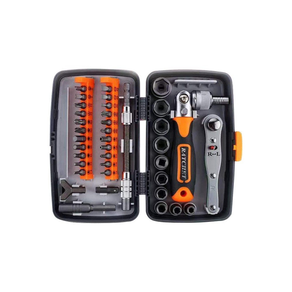 Set Destornillador con Dados Naranjo ATC