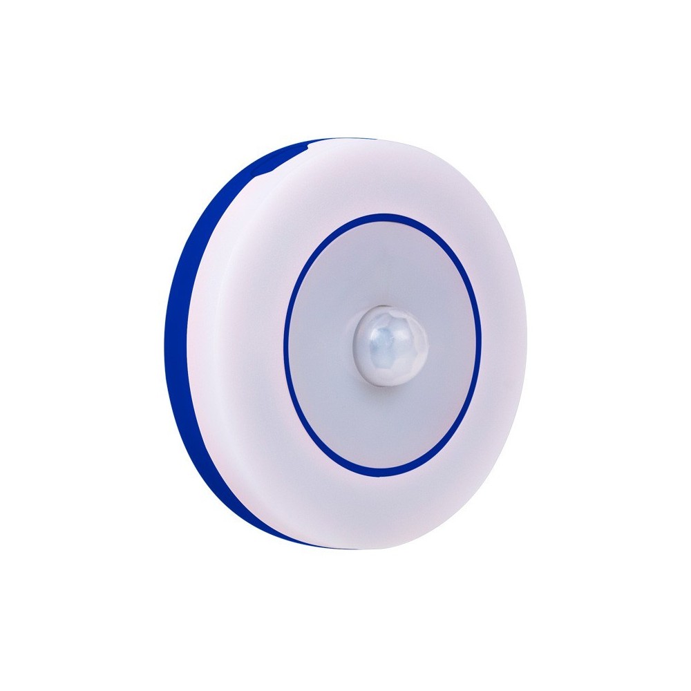 Luz LED 0,12w, Recargable, con Sensor PIR y Nocturno, Pequeña, Azul ATC