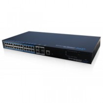 Switch 24FE PoE + 2GE + 2SFP UTP7224E-POE-L2 ATC