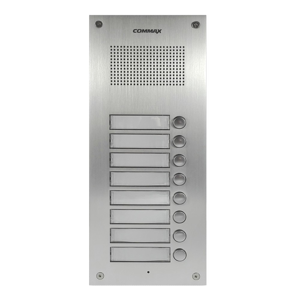 Placa DR-8UML Grande de 8 botones Commax