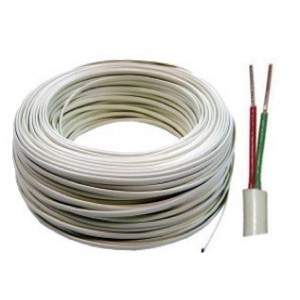 Cable PIN 2 hilos Blanco 100mts