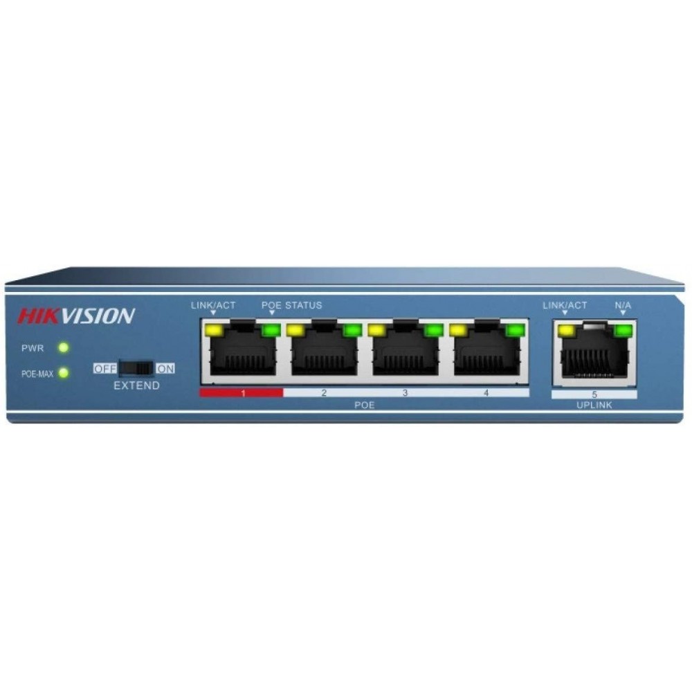 Switch 4FE PoE + 1FE DS-3E0105P-E/M(B) HIKVISION Switch 4FE PoE + 1FE DS-3E0105P-E/M(B) HIKVISION
