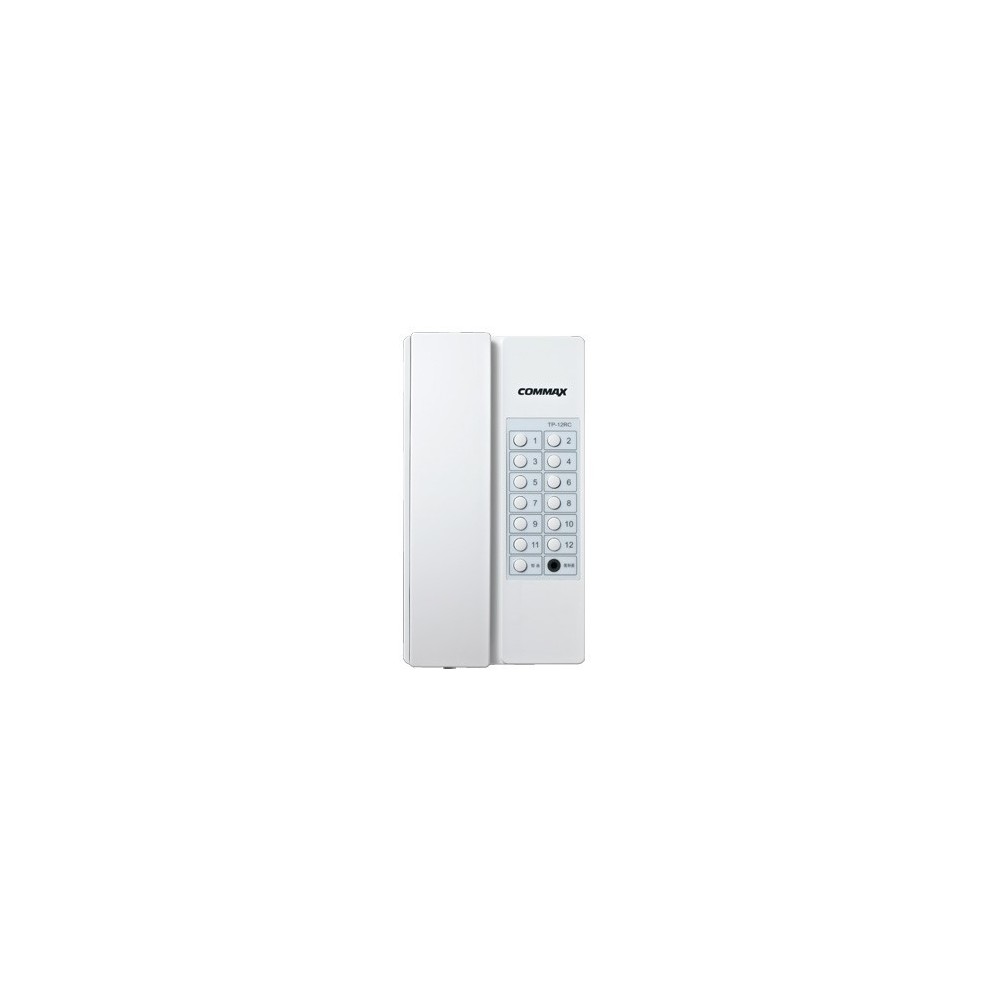 Citofono intercomunicado de 12 Botones Commax TP-12RCM