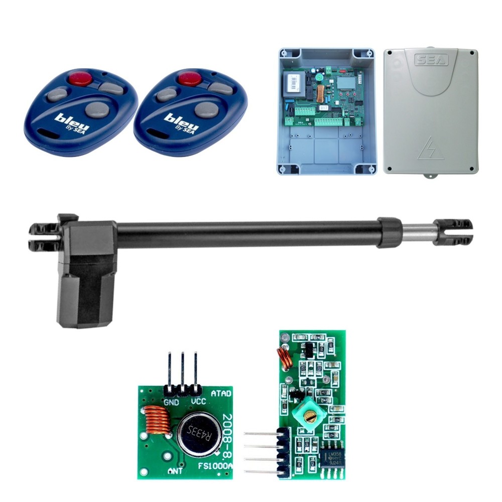 Kit Motor Brazo Batiente B600 (max. 3mts) Izquierdo SEA
