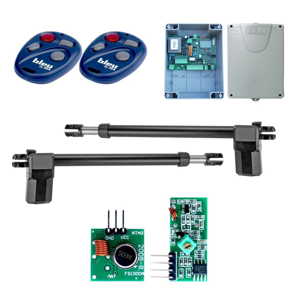 Kit Motor Brazos Batientes B600 (max. 3mts) Derecho e Izquierdo SEA