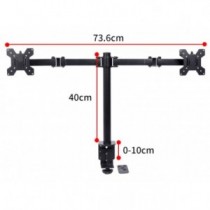 Soporte para 2 Monitores 10 a 27 Pulgadas VESA hasta 25Kg ATC