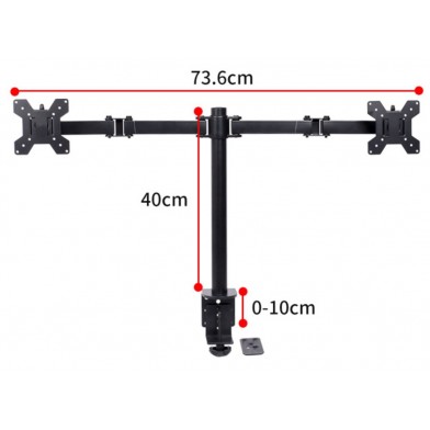Soporte para 2 Monitores 10...