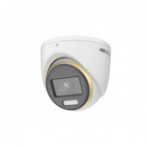 Turret TVI 2MP Luz 20M ColorVu con Micro. DS-2CE70DF3T-MFS 2.8mm Hikvision