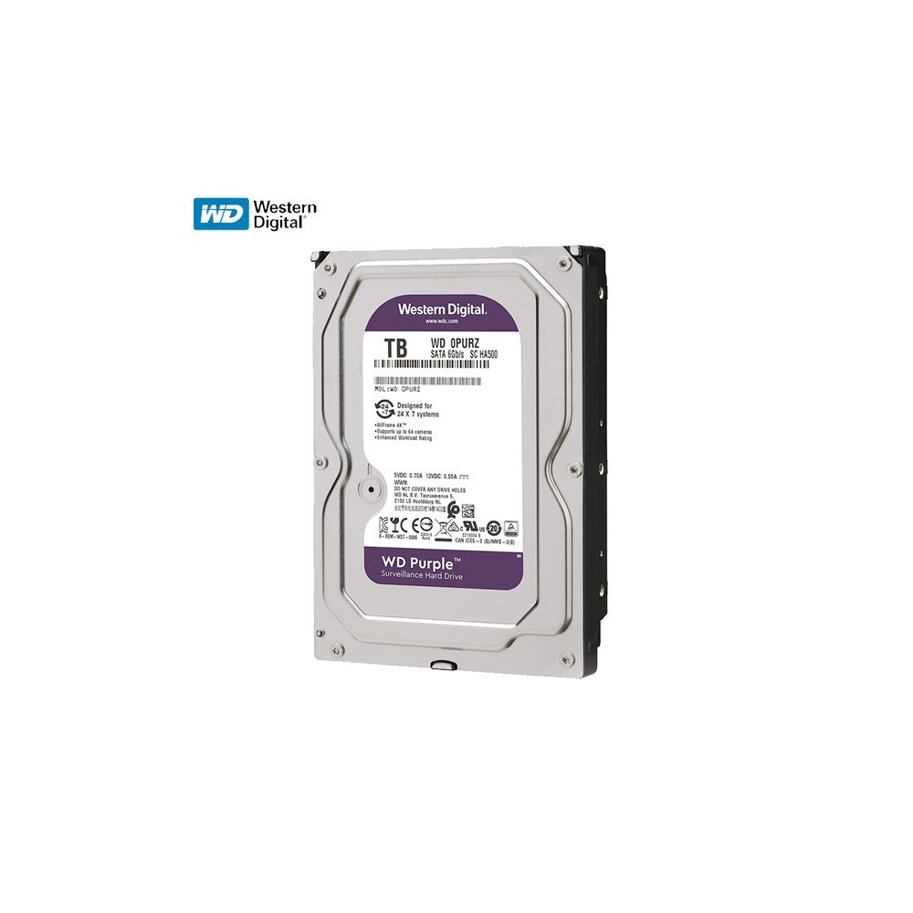 Disco Duro 1TB de Video Purple Surveillance WD10PURU-64,C5JY0 WD