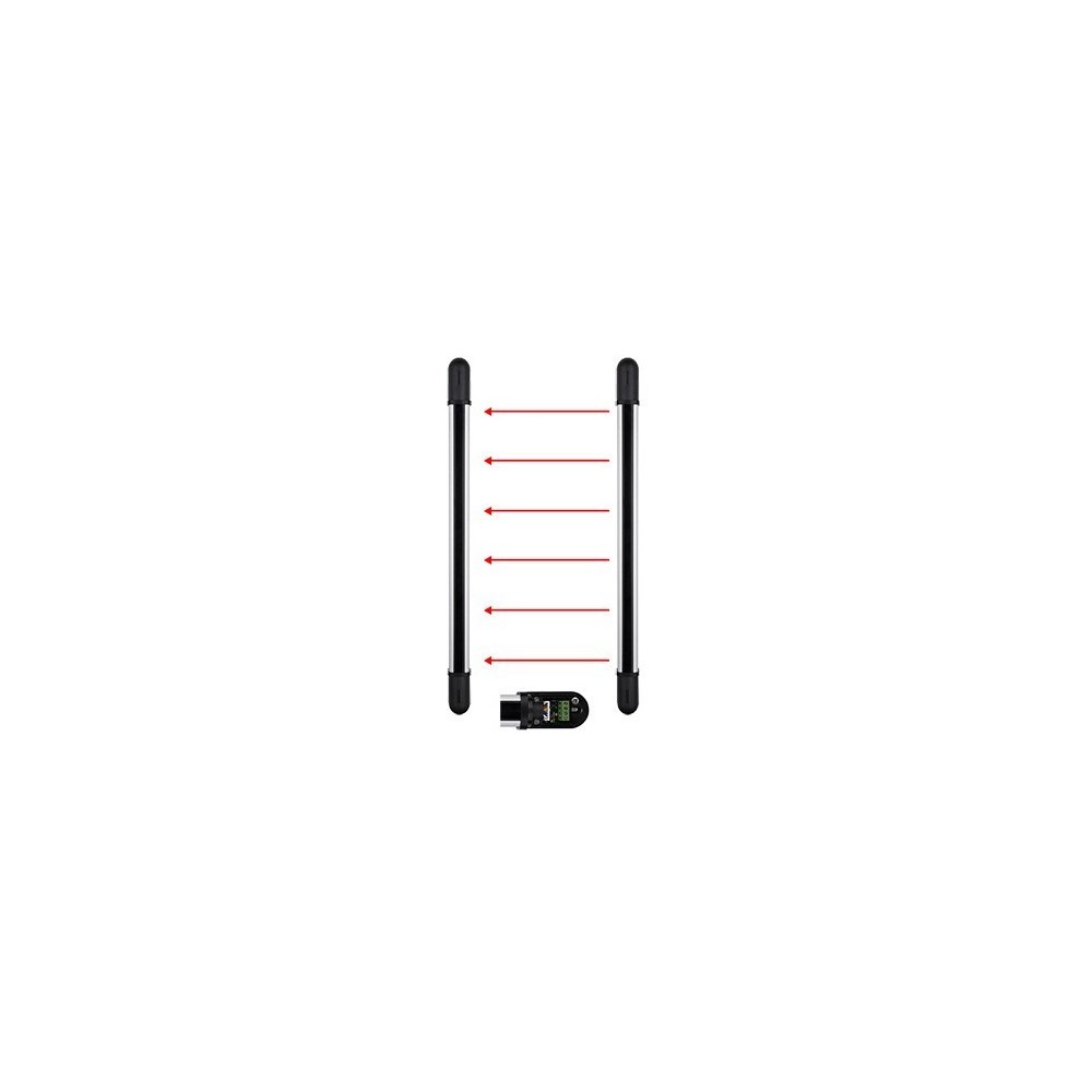 Rayo lineal tipo barrera de 8 haz, 30m exterior ATC