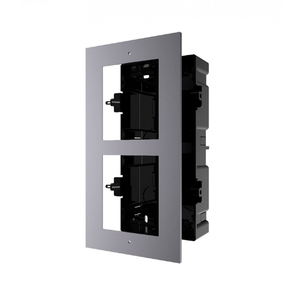 Soporte de 2 modulo para Video Portero con Base Plastica DS-KD-ACF2/Plastic Hikvision