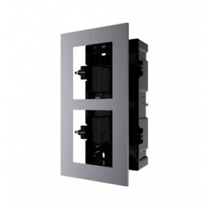 Soporte de 2 modulo para Video Portero con Base Plastica DS-KD-ACF2/Plastic Hikvision