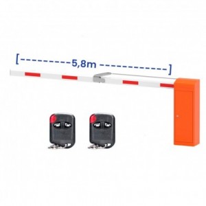Barrera DC Brushless Articulada Derecha /Central/2TXATC/Pluma 5,8m