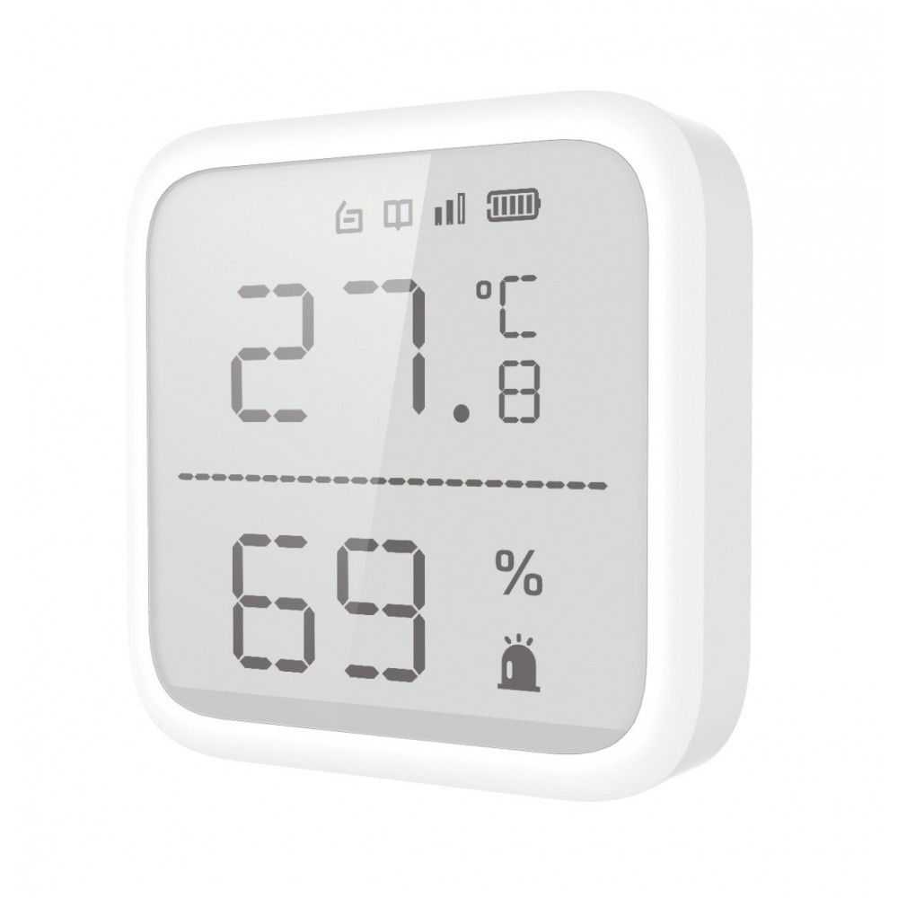 Detector de Temperatura y humedad Inalambrico DS-PDTPH-E-WB Hikvision