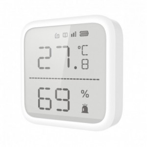 Detector de Temperatura y humedad Inalambrico DS-PDTPH-E-WB Hikvision