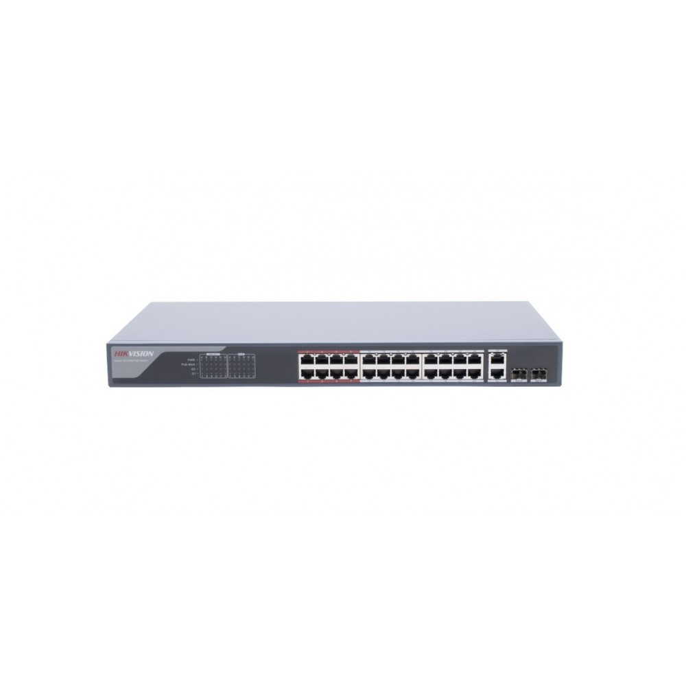 Switch 24FE PoE + 2GE + 2SFP DS-3E1326P-EI V2 Hikvision Switch 24FE PoE + 2GE + 2SFP DS-3E1326P-EI V2 Hikvision