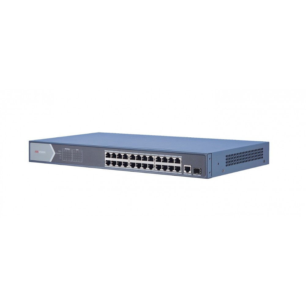 Switch 24GE PoE + 1GE + 1SFP no administrable DS-3E0526P-E Hikvision Switch 24GE PoE + 1GE + 1SFP no administrable DS-3E0526P-E Hikvision