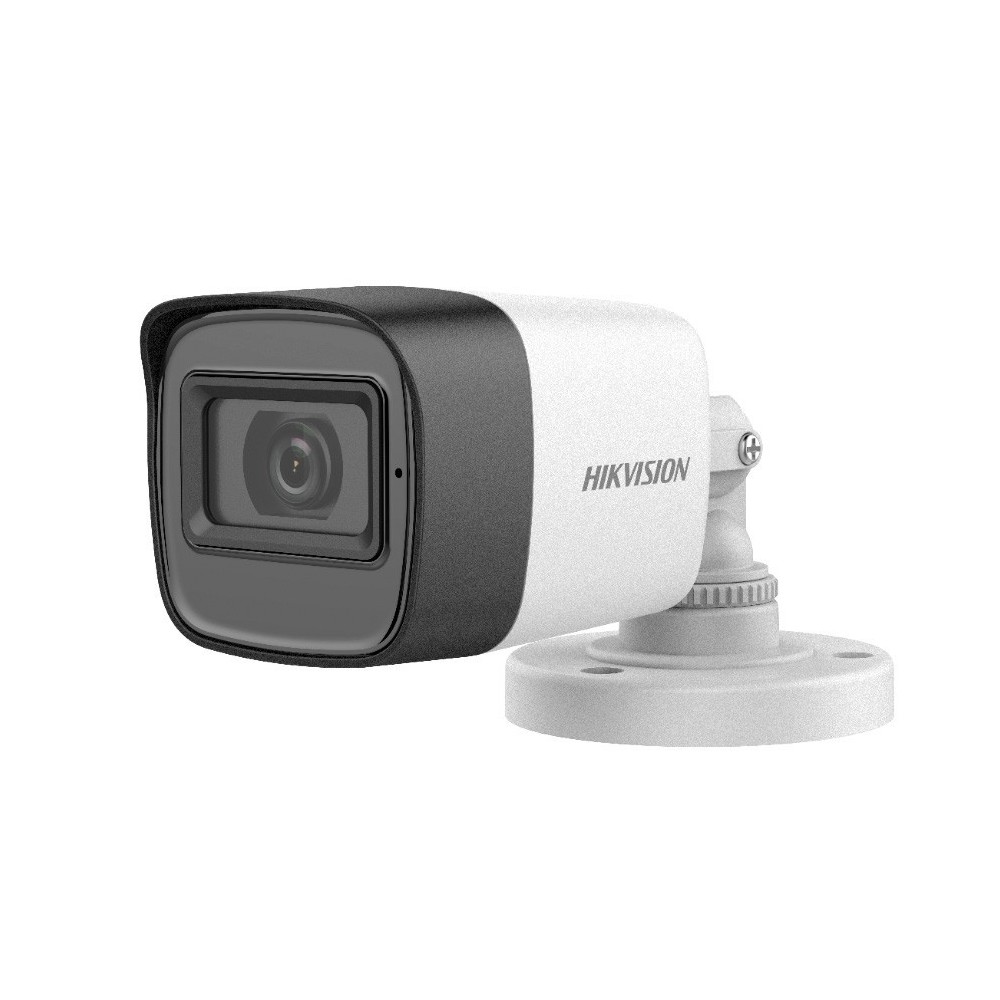 Camara TVI 2MP IR30M Metalica con Audio DS-2CE16D0T-ITFS 2.8mm Hikvision