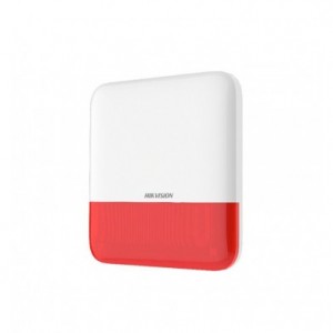 Sirena Inalambrica Roja para AXPRO DS-PS1-E-WB Hikvision