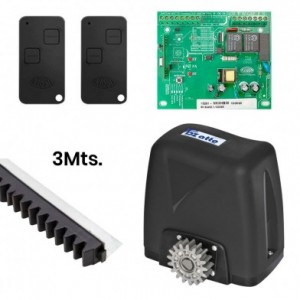 Kit Motor DZ ATTO 36 TURBO (300kg) con Central 10 Ciclos/Hora 17m/min. (uso residencial) ROSSI
