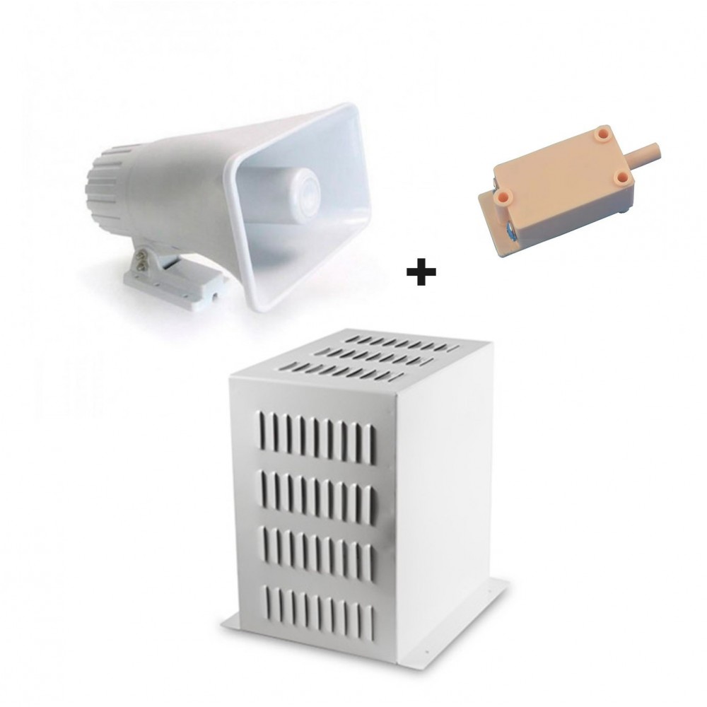 Kit Sirena 30W con Tamper y Gabinete ATC