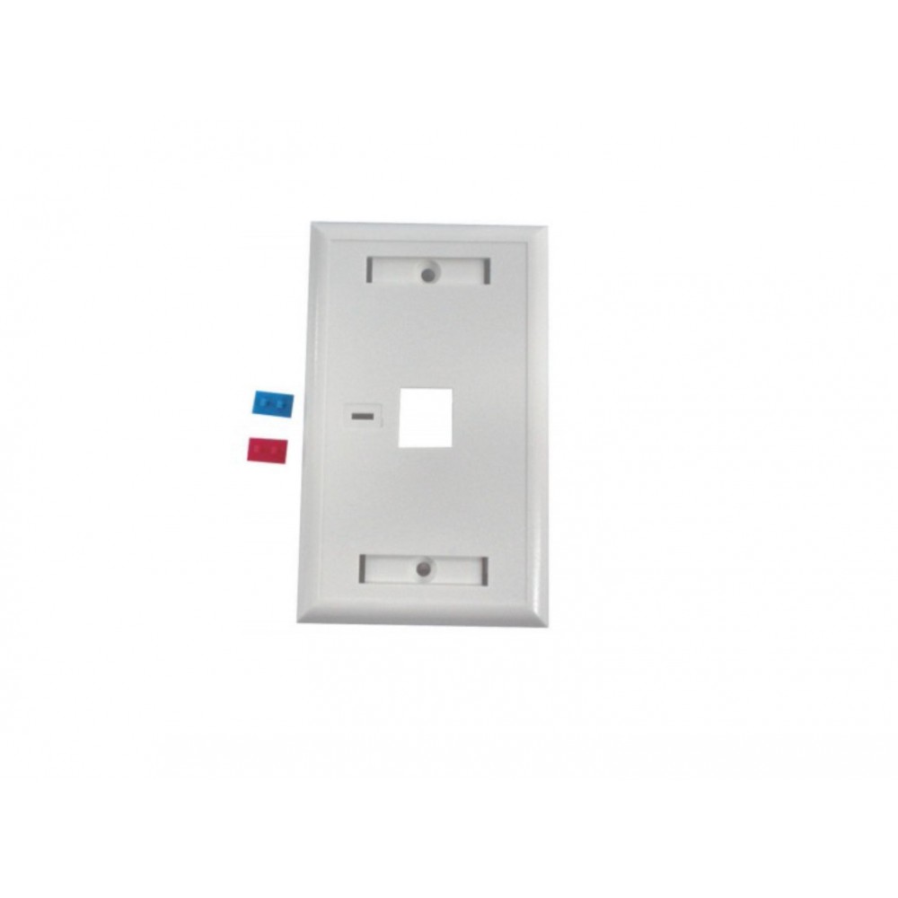 Face Plate 1 Puerto Keystone 70x114mm ATC