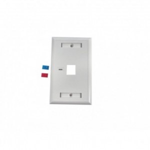 Face Plate 1 Puerto Keystone 70x114mm ATC