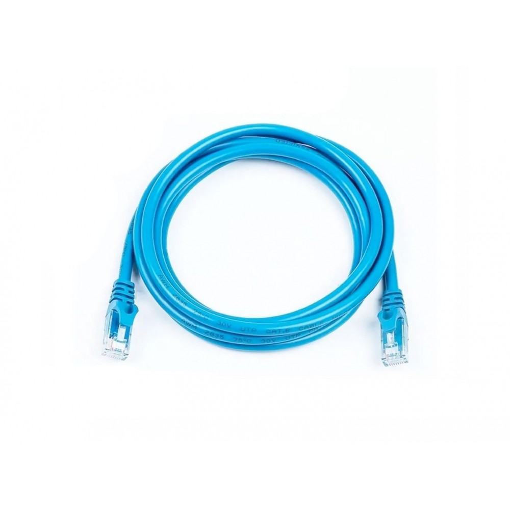 Patch Cord Cat6 26AWG 2m Cobre LSZH Azul ATC