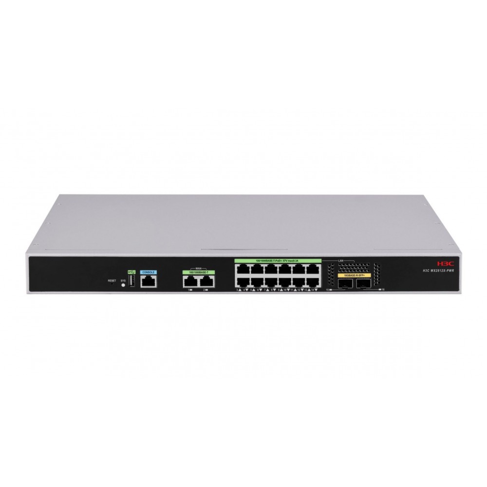 H3C ACCES CONTROLLER 14GE + 2SFP PLUS EWP-WX2812X-PWR