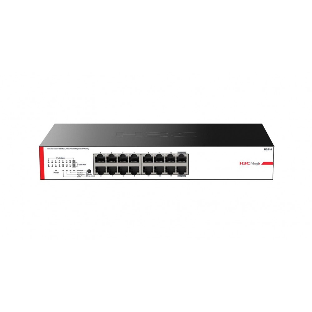 H3C SWITCH SOHO MAGIC 16 GE BS216-EU H3C SWITCH SOHO MAGIC 16 GE BS216-EU