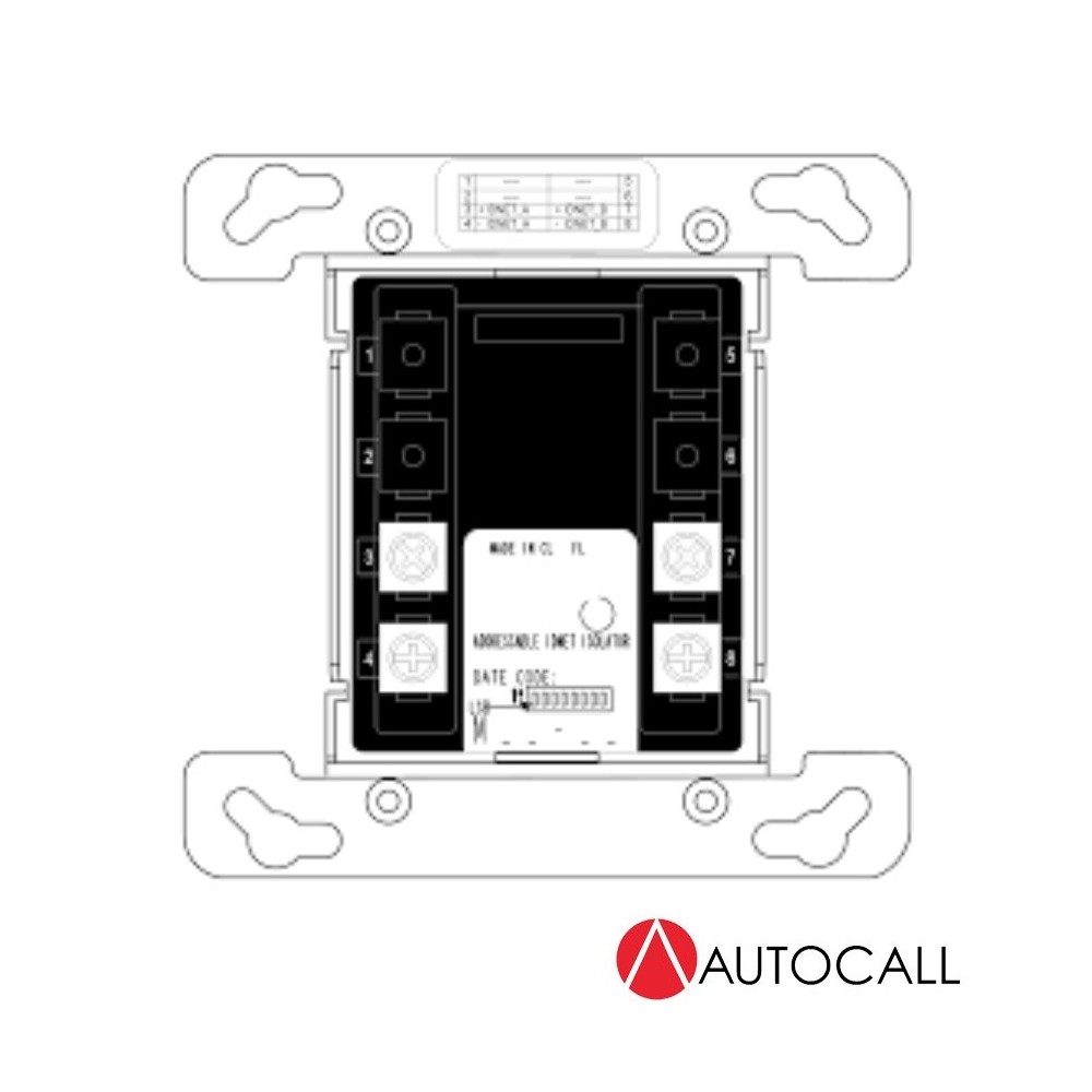 Modulo ADDRESSABLE IDNET 2 ISOLATOR Autocall