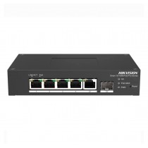 Switch 4FE PoE +1GE + 1SFP Smart Cloud DS-3T1306P-SI/HS Hikvision