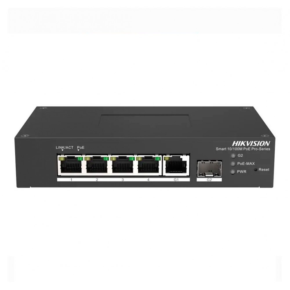 Switch 4FE PoE +1GE + 1SFP Smart Cloud DS-3T1306P-SI/HS Hikvision Switch 4FE PoE +1GE + 1SFP Smart Cloud DS-3T1306P-SI/HS Hikvision
