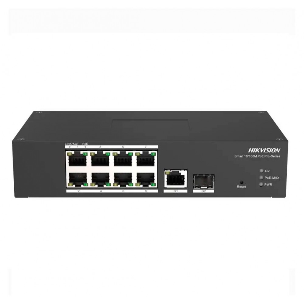 Switch 8FE PoE +1GE +1SFP Smart Cloud DS-3T1310P-SI/HS Hikvision Switch 8FE PoE +1GE +1SFP Smart Cloud DS-3T1310P-SI/HS Hikvision