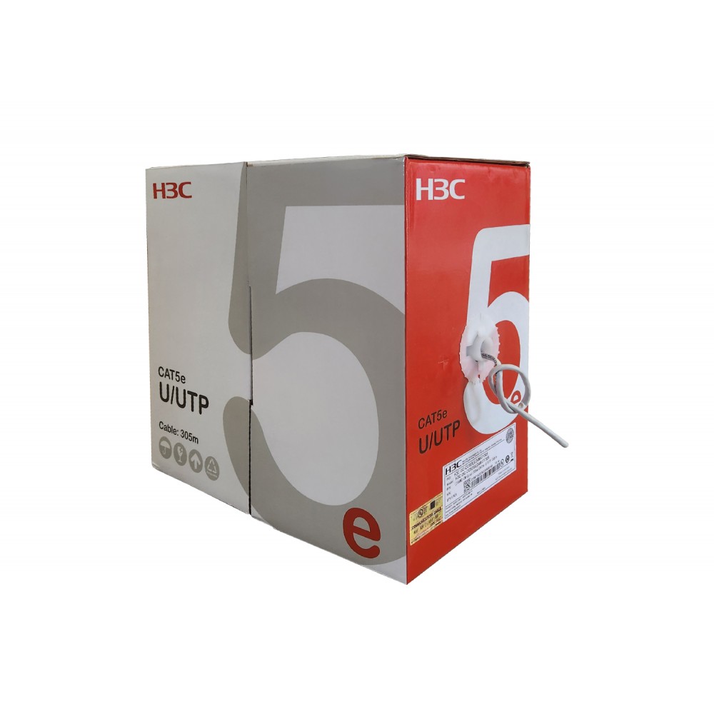 H3C CABLE UTP CAT5e 24 AWG GRIS UL CM X 305 MT H3C CABLE UTP CAT5e 24 AWG GRIS UL CM X 305 MT