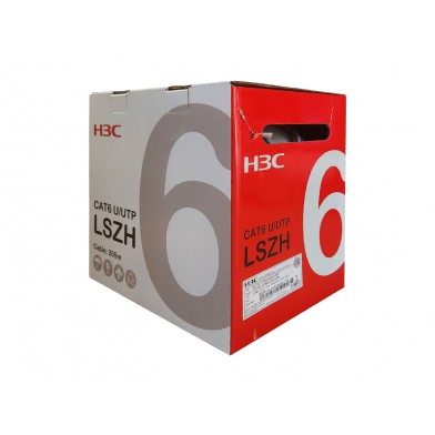H3C CABLE UTP CAT6 23 AWG GRIS LSZH X 305 MT