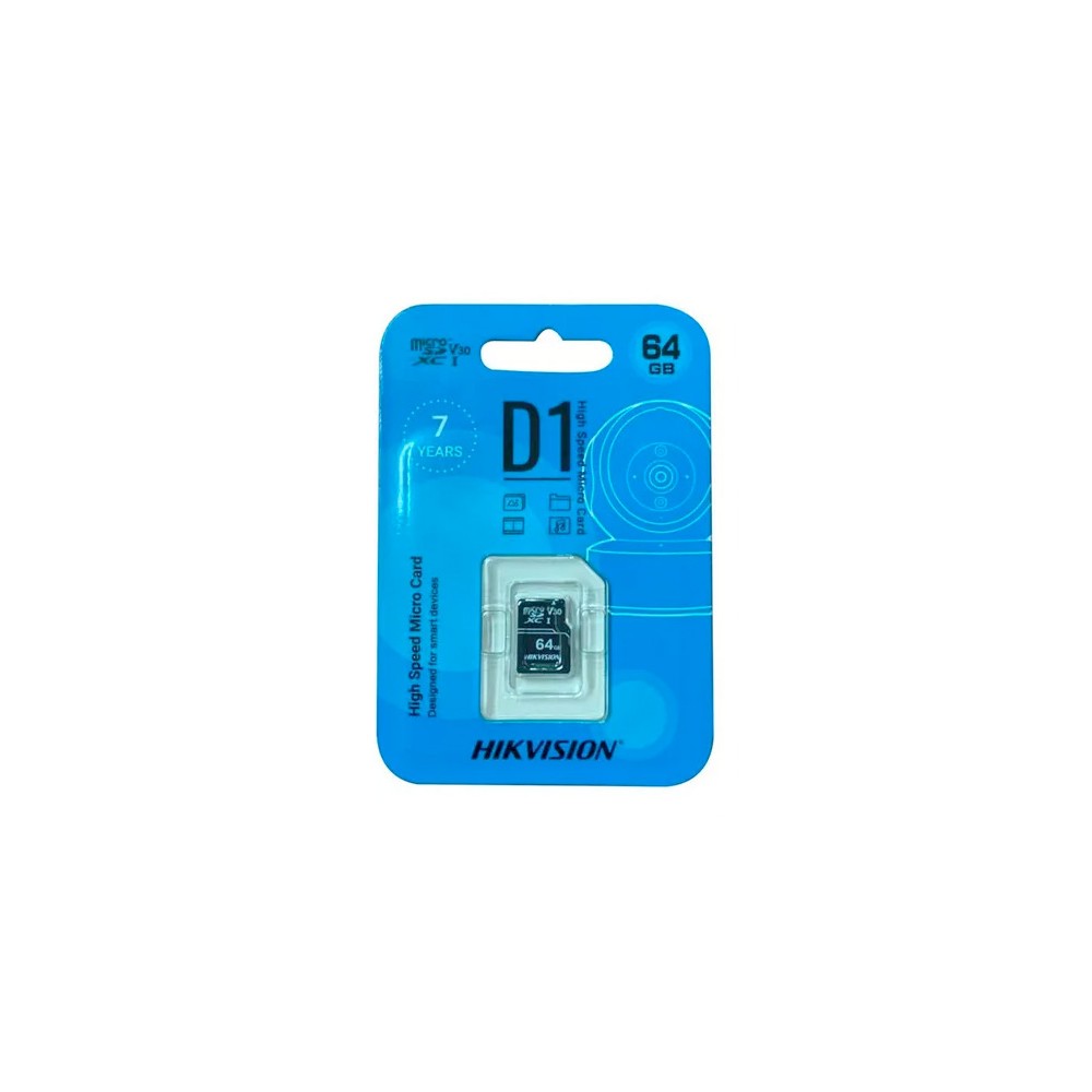 Tarjeta Micro SDHC 64G Clase 10 HS-TF-D1 64G Hikvision Tarjeta Micro SDHC 64G Clase 10 HS-TF-D1 64G Hikvision