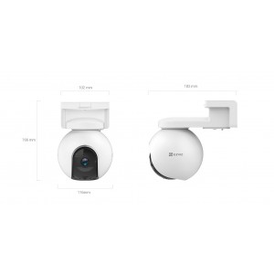 Camara EB8 4G 2K con Bateria CS-EB8-R100-1K3FL4GA-LA Ezviz