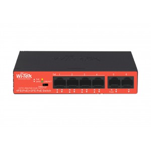Switch 4FE+2FE Uplink Ports 250MT Long Range PoE Switch(35W) WI-PS205H