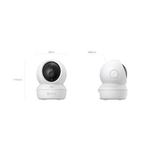Camara IP 2K+ WiFi H6C IR10M Seguimiento Automatico Audio CS-H6c-R105-1J4WF Ezviz